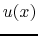 $ u(x)$